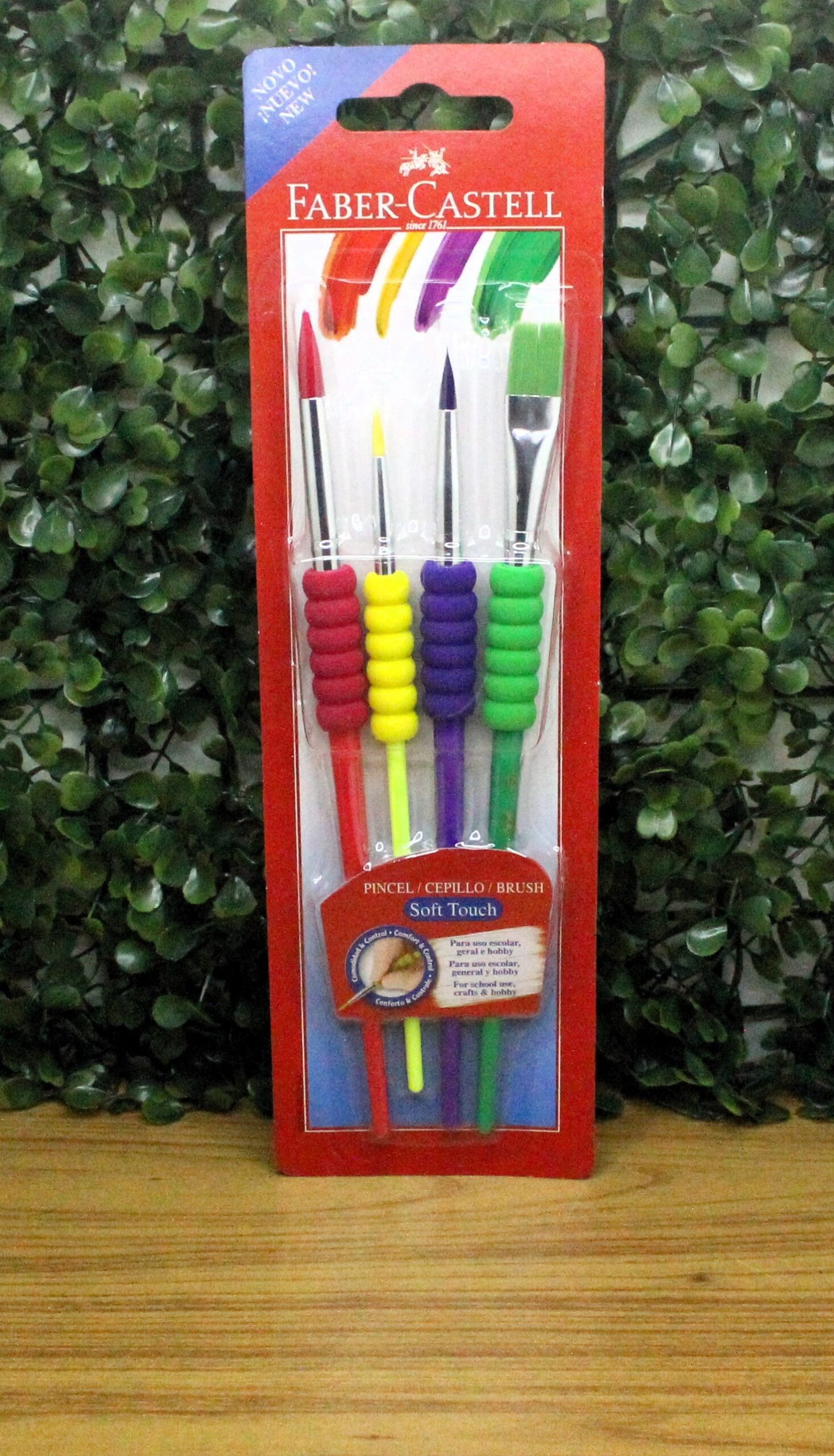 PINCEL SOFT TOUCH 4 UN (#2/6/10/12)  - FABER CASTELL