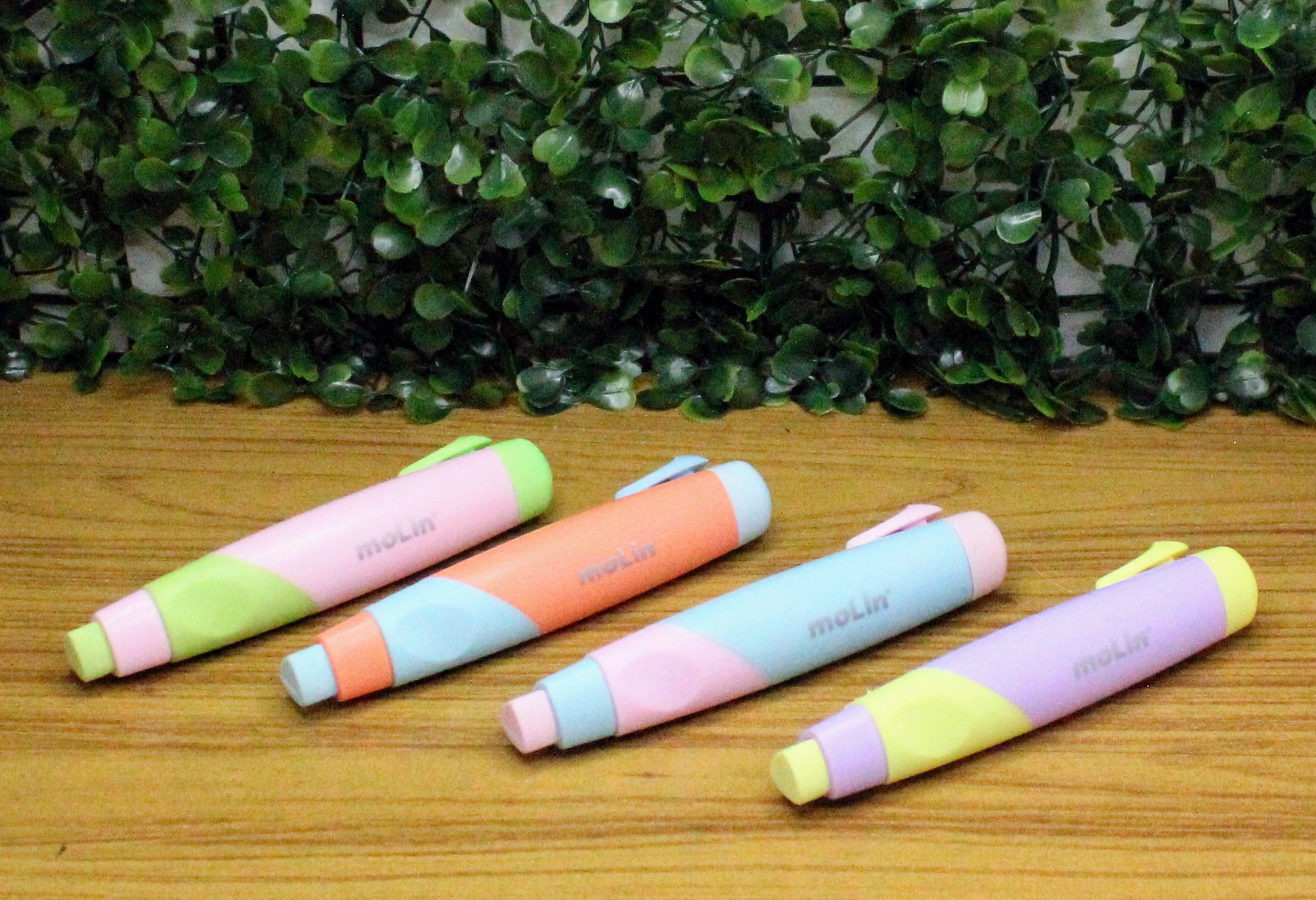 BORRACHA COR PASTEL MOLIN Papelaria Inglesa