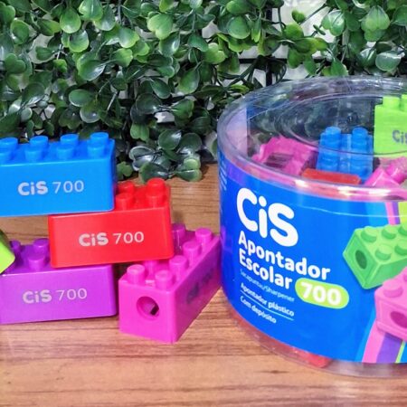APONTADOR ESCOLAR DE PLASTICO ENCAIXE  - CIS
