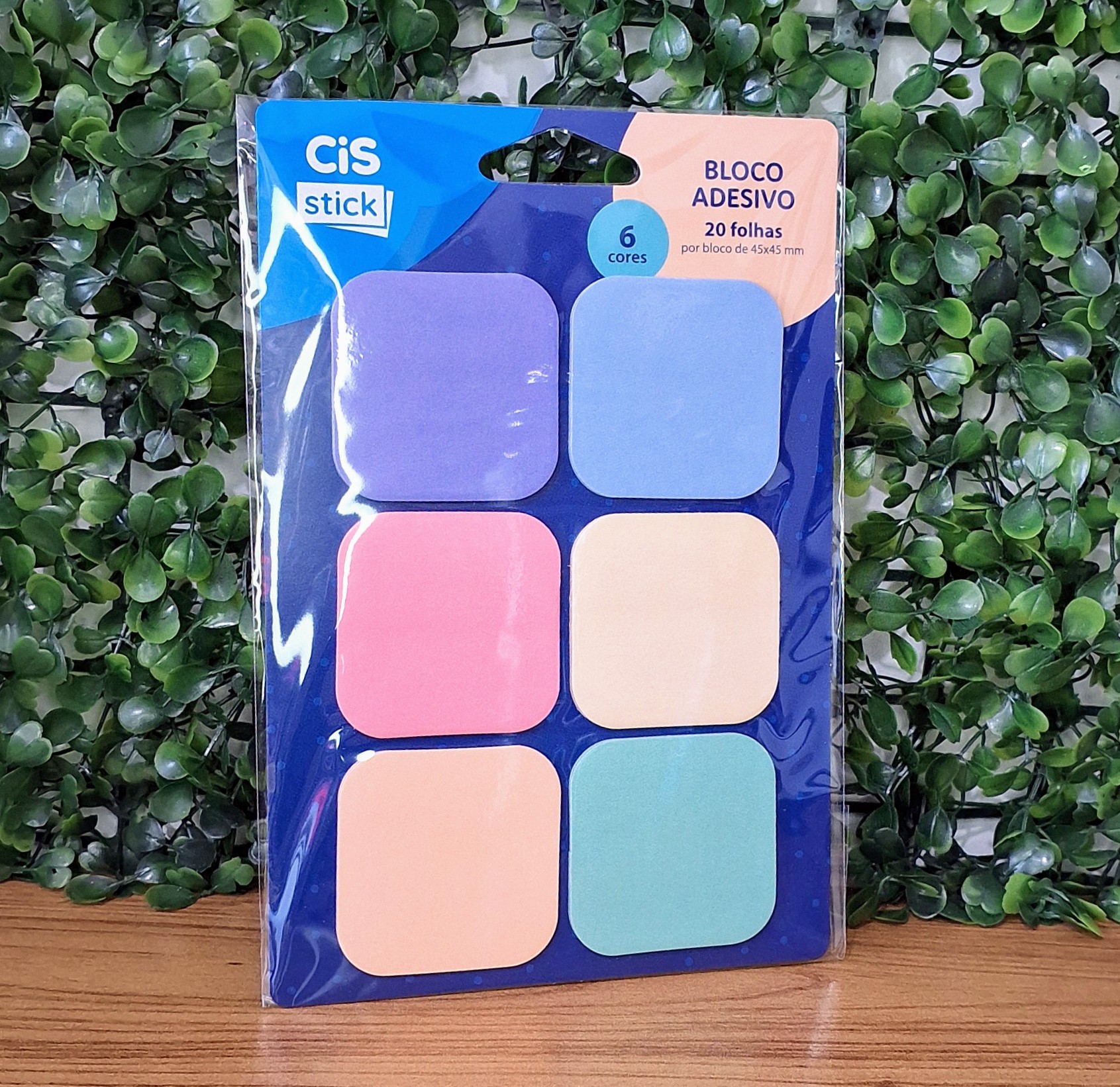 BLOCOS DE ANOTAÇÕES STICKY NOTES 6 CORES 20 FLS  - CIS