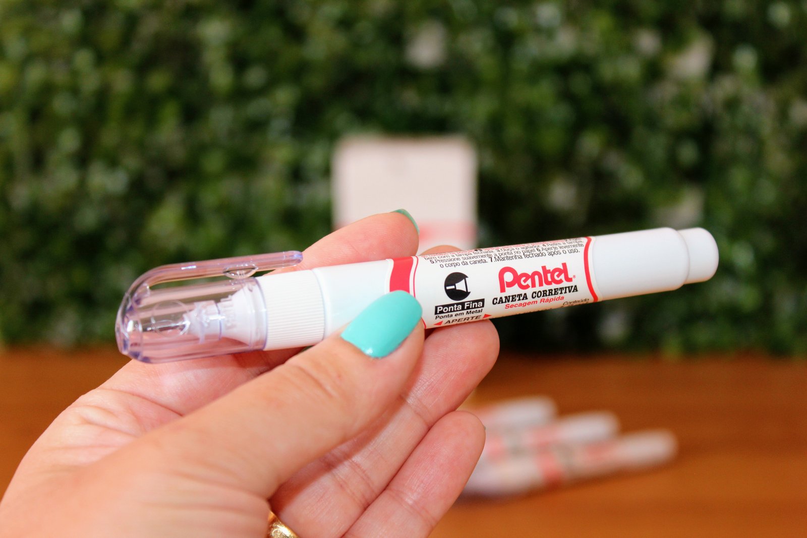 CANETA CORRETIVA PONTA FINA 4,2 ML  - PENTEL - BRANCO