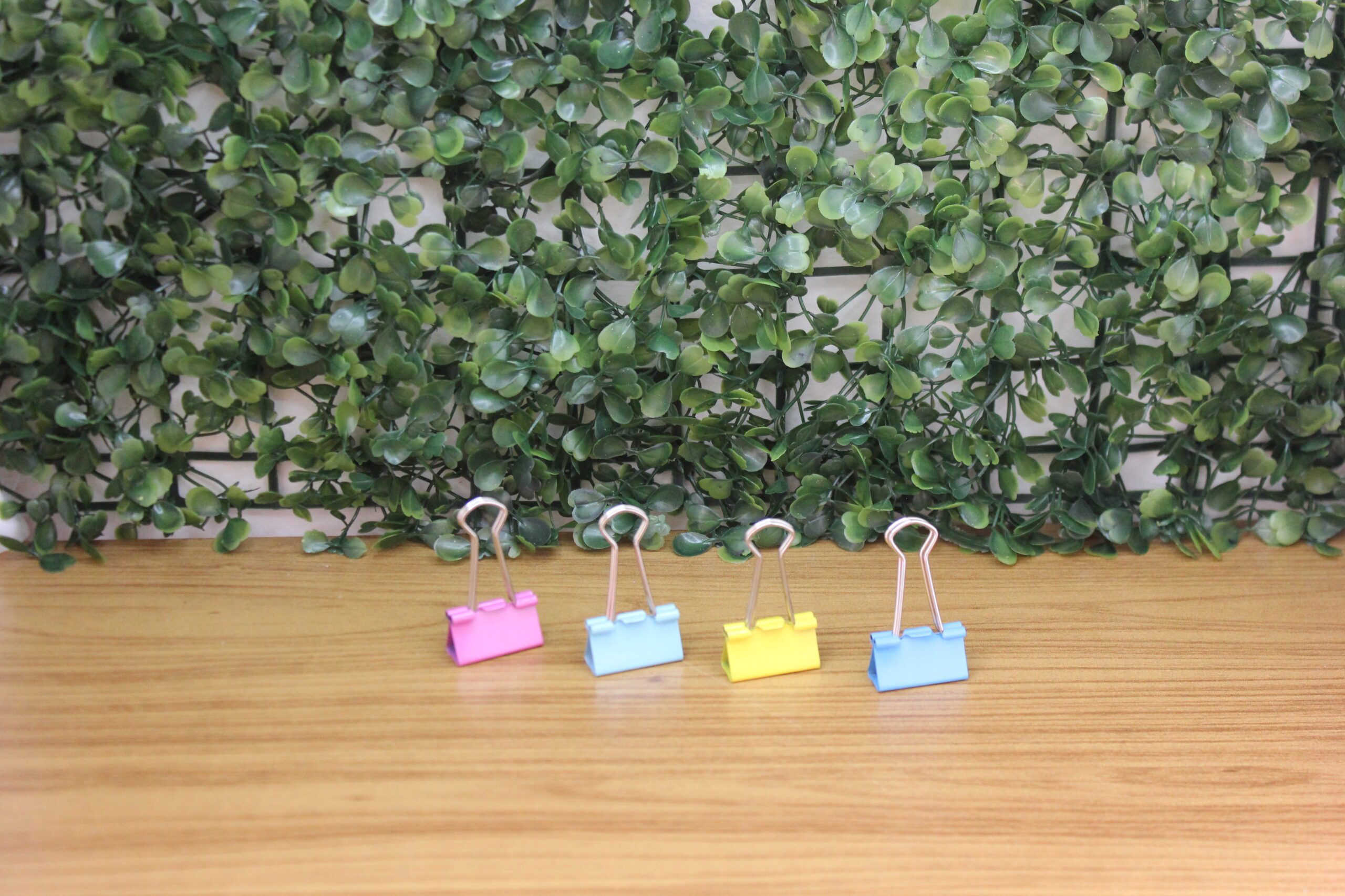CLIPES PARA PAPEL BINDER 25MM PASTEL  - BRW