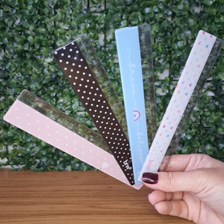 RÉGUA PLÁSTICA 15 CM ESTAMPADA  - BRW